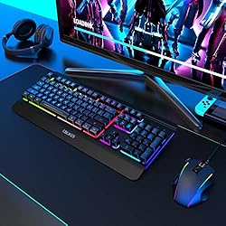 Gaming Keyboard Wireless, Light Up LED