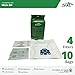 ZVac (10 Bags + 4 Filters) Compatible Vacuum Bags/Filters Replacement for Miele GN Airclean Vacuum bags Fits all Miele Vacuum Cleaners using Miele GN Vacuum Bags or Filters