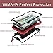 WIMAHA Cooling Carbon Fiber iPhone 8 Case Anti-Scratch Shockproof Case for Apple iPhone 7/8 with Built-in Tempered Glass Screen Protector