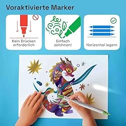 ARTISTRO 24 Metallic Dual-Tip Acrylic Paint Markers