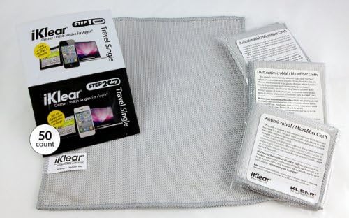 iKlear Step 1 Wet/Step 2 Dry, 50 Count Bulk Carton - Eco-Friendly Package
