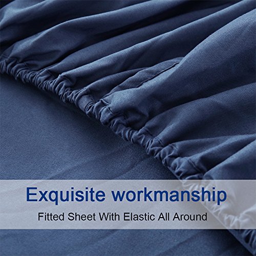 SONORO KATE Bed Sheets Set Sheets Microfiber Super Soft 1800 Thread