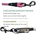 iYoShop Rope Dog Leash - 2/5 Inch Thick 5 Feet Long - Quality Thick Nylon - Lighter - Soft Handle and Light Weight Pet Training Lead for Small Medium Large Dogs (2/5 X 5', Pink)