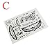 Waterproof Halloween Full Body Joker Stickers Decal Cosplay Party Temporary Tattoos, C