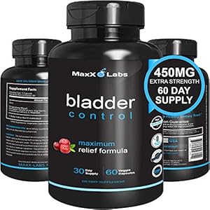 Bladder Control for Women – Potent Blend of L-Arginine, Cranberry Extract, and Pumpkin Seed – Useful for Urinary Tract Infection Treatment – 60 Caps