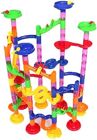 GAMT 105pcs Marble Run Building Blocks Toys Three-dimensional Maze Pipeline Game