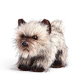 Grumpy Large Cairn Terrier Dog Wispy Brown Children's Plush Stuffed Animal Toy