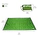 83''X59''Family Picnic Blanket - Extra Large Foldable and Waterproof Blanket - Sand Free Beach Mat,Camping Tarp for Outdoor Beach Hiking Grass Travel -Carabiner+ 4 Anchor Loops & Stakes