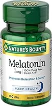 Nature's Bounty Melatonin 1 mg, 180 Tablets