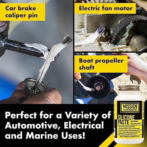 Dielectric Grease/Silicone Paste/Waterproof Marine Grease (8 Oz.) Made