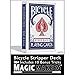 Bicycle Stripper Deck Blue With 10 Bonus Tricks