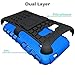 J1 2016 Case, Galaxy Amp 2 Case, Galaxy Express 3 Case, Viodolge [Shockproof] Hybrid Tough Rugged Dual Layer Protective Case Cover with Kickstand for Samsung Galaxy J1 2016 / Amp 2 / Express 3 (blue)