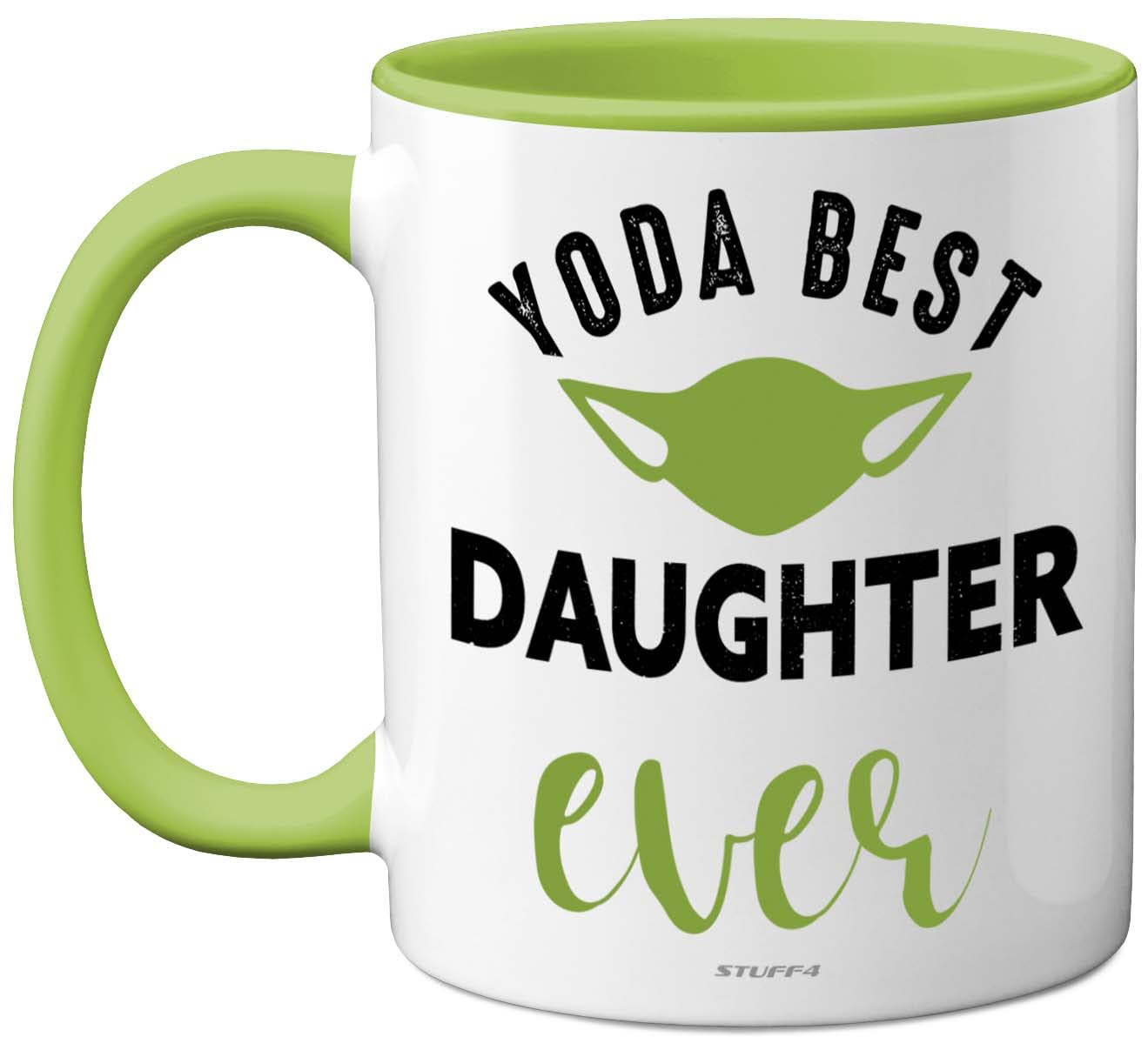 Stuff4 Daughter Yoda Best 11oz Ceramic Dishwasher Safe Coffee Mug - Gift from Mothers