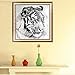 Gracefulvara 5D Tiger Diamond Embroidery Painting Home Decor Cross Stitch DIY Craft