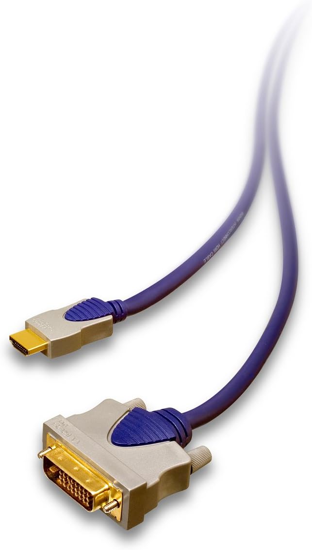 Techlink WiresNX - HDMI To DVI Cable - 5m, Black, 5 Meters