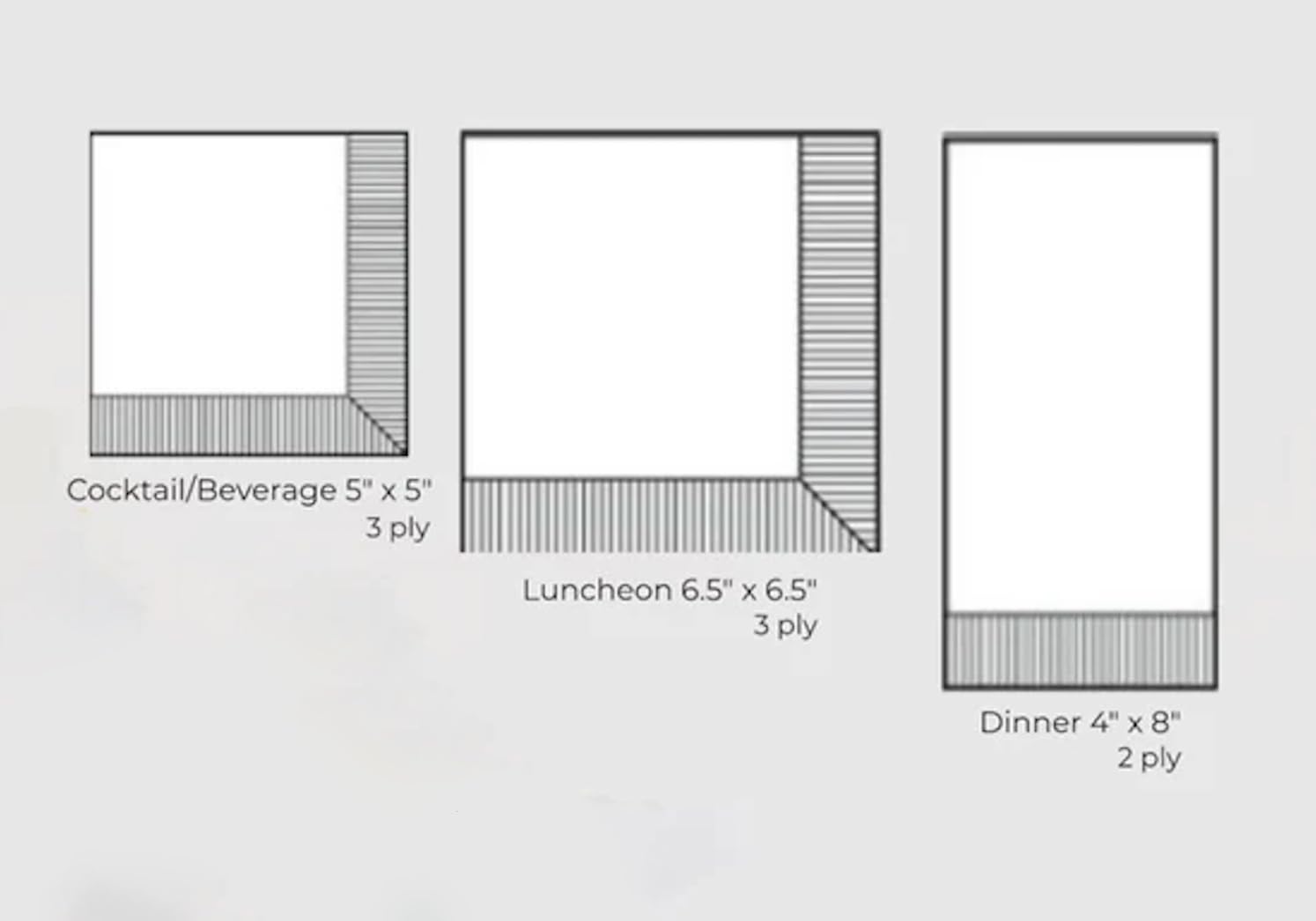 IHR Ideal Home Range Cocktail Napkins Disposable 3-Ply Paper Party Napkin Pack, 5