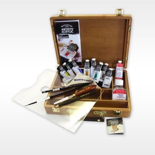 Winsor & Newton Artists' Acrylic 60ml Tube Bamboo Boxset by Acrylic Paint