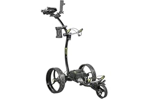 BAT-CADDY ELECTRIC GOLF CADDY BATCADDY X8R Battery Powered Golf Push Cart with Remote, Dual Motor, 9-Speeds and Reverse, Cruise Control, Anti-Tip Wheels, and Downhill Control