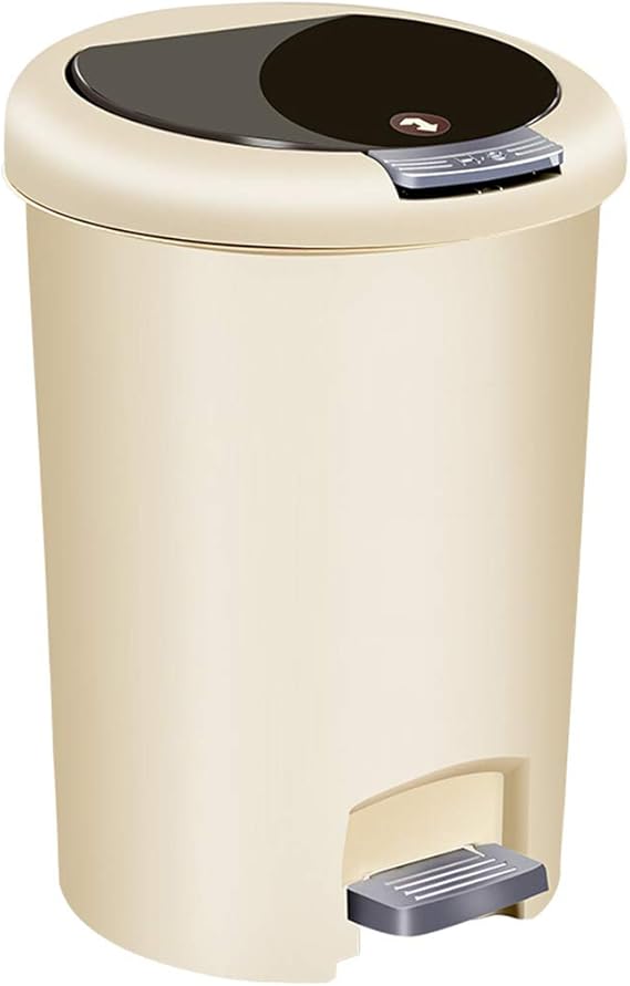 YliJkeT Pedal de Basura Mano Prensa Papel Canasta Papelera Papel