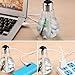 SCS ETC USB Powered Color Changing Cool Mist Bulb Humidifier-400mL Capacity-Super Quiet Operation-7 Color Nightlight
