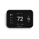 New Honeywell Home X8S WiFi Smart Thermostat with Video Doorbell Compatibility, IAQ Control, and Customizable Touchscreen Display, Black