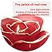 DEFAITH 24K Gold Rose Made from Real Fresh Long Stem Rose Flower, Great Anniversary Gifts for Her, Red with Stand