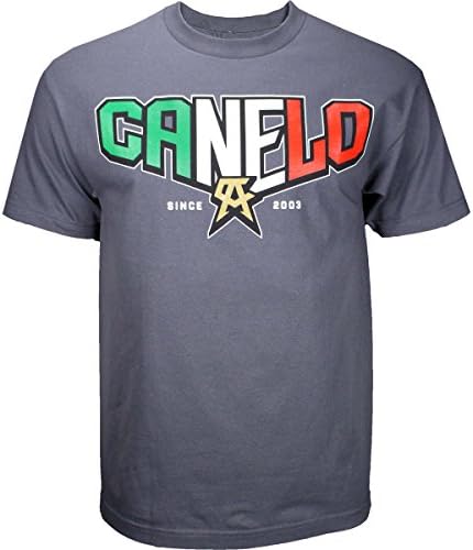 Canelo Alvarez Brand Sharp Shirt - Charcoal - Large