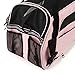 PETTOM Soft-Sided Pet Carrier for Dogs Collapsible Cats Travel Bag Under Seat Airline Approved Tote Fleece Pet Mats Included Escape Proof -M Pink
