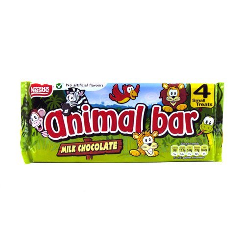 Nestle Chocolate Animal Bars 4 Pack 76g
