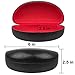 Extra Large Sunglasses Hard Case, Unisex Durable Protective Holder for Oversized Glasses, Prescription Eyeglasses & All Eyewear, -Red Clamshell- By OptiPlix …