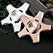 Fidget Spinner High Speed Stainless Steel Finger Spinner Bearing Hand spinners fidget Toy for Adults Kids for Relieving Stress Anxiety ADHD Focus Boredom (5 Leaves Gold)