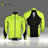 docooler WOLFBIKE Fleece Thermal Cycling Long Sleeve Jersey Winter Outdoor Sports Jacket Windproof Wind Coat Bicycle Cycle Wear Clothing