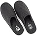 Sunshine Code Men's Memory Foam Cotton Washable Slippers with Matching Travel Bag for Home Hotel Spa Bedroom