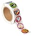 Juvale Motivational Reading Reward Stickers for Teachers, Sticker Roll (1000 Pieces)