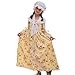 GRACEART Colonial Girls Dress Prairie Pioneer Costume 100% Cotton (Yellow,Size-10)