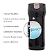 Newdora Vacuum Insulated Coffee Mug Cup Water Bottle, 350ML Travel Mug Stainless Steel Thermoses BPA Free for Office Car Home Leisure - Canteen Water Bottle