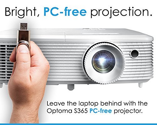 Optoma S365 SVGA 3600 Lumens 3D DLP Business Projector (Renewed) - Thumbnail 6