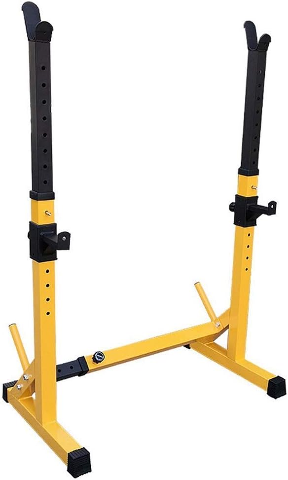 NBVCX Home Fitness Gyms FreeWeight Racks Yellow Squat Stands Fitness