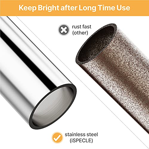 Over The Sink Dish Drying Rack - iSPECLE Stainless Steel 2 Tier Dish Rack Large Above Sink Drying Rack Kitchen Sink Shelf, Silver