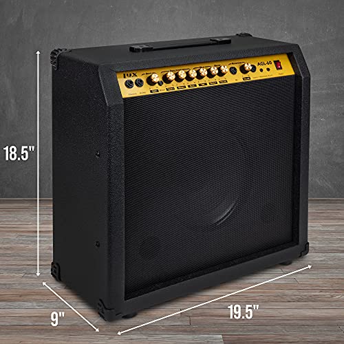 LyxPro 60 Watt Electric Guitar Amplifier Combo Solid State Studio