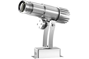 ARXENOVATH Custom Logo Projector 15w Silver GOBO Projector-DJ Effect Light - LED Logo GOBO Projector Indoor Business Store Wedding