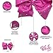 JoJo Siwa Signature Collection Hair Bow with Rhinestones - Berry 
