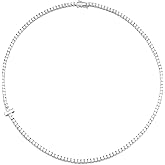 BREN Tennis Necklaces for Women - Gold Plated Cross Necklace Tennis Chain - 3.0mm AAAAA Cubic Zirconia Tennis Necklace for Women Men 16-20inch
