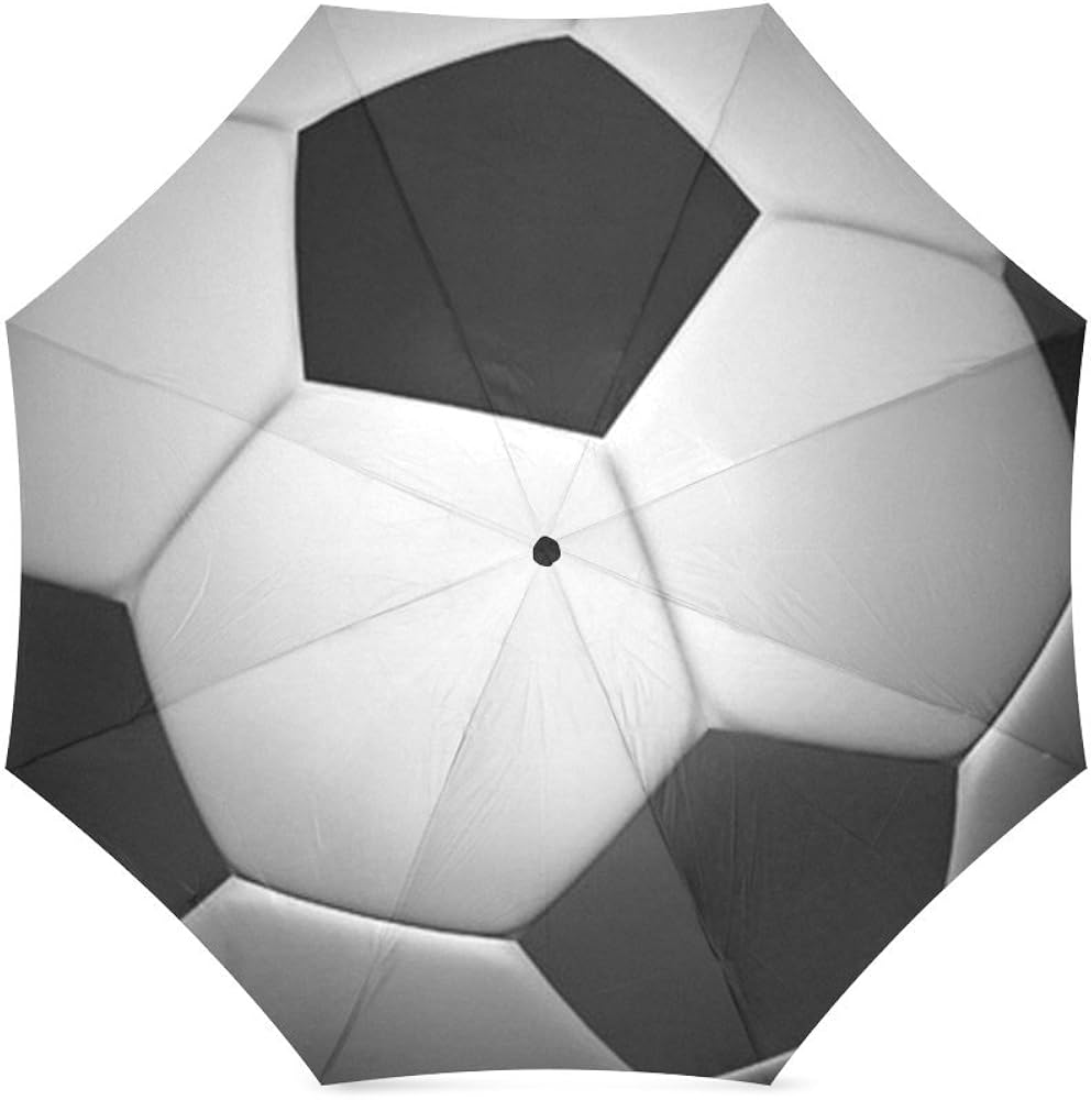 Popular Cool Soccer Football Art Folding Travel Umbrella