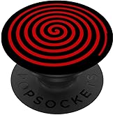 Red Spiral PopSockets Adhesive PopGrip