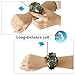 Hitopin Kids Walkie Talkies, 1 Pair 7 in 1 Digital Wrist Walky-Talky Watch, 2 Way Long Range Radio Transceiver Outdoor Interphone Kids Gift Toys Extra Battery Mutifunctional Seamless Wear