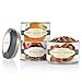 Tea Forte LOOSE LEAF TEA TRIO, 3 Small Tea Tins, Black Tea Sampler - Hazelnut Truffle, Sweet Orange Spice, Bombay Chai