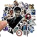 Harry Potter Cartoon Waterproof Stickers 50pcs Car Laptop Helmet Luggage Vintage Skateboard Wall Decor Gift for Kids (Harry Potter)