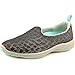 Vionic Women's Orthotic Mesh Shoes Slip-on Sneakers Agile Hydra Black (8, Medium)