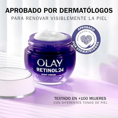 Olay Retinol24 Creme de Noite 50ML e Olay Niacinamida + SPF30 Dia Hidratante 50ML. Pack de 2 cremes antirrugas. Pele mais jovem e radiante